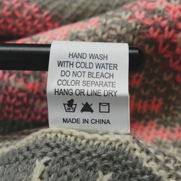 Dreamers Tribal Cardigan Womens S-M Pink Open Front Southwestern - Picture 12 of 16